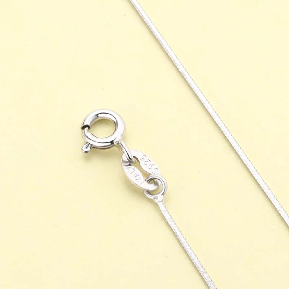925 Sterling Silver Snake Chain 10 Styles Necklace - Picture 9 of 16